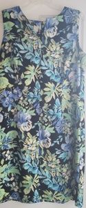 Sleeveless floral dress